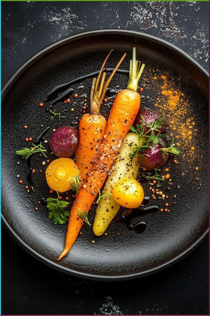 Freshly harvested heirloom vegetables from a farm